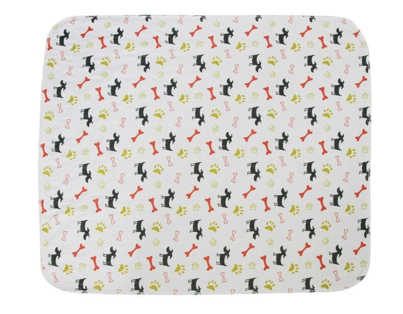 Pet Training Pad  Washable Absorbent Bone Pattern Mat - Product detail 5