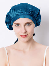 Silk Sleep Cap  Mulberry Silk Hair Protection With Ribbon - Product detail 16