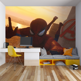 Superhero Mural Wallpaper | Spiderman and Avengers Design