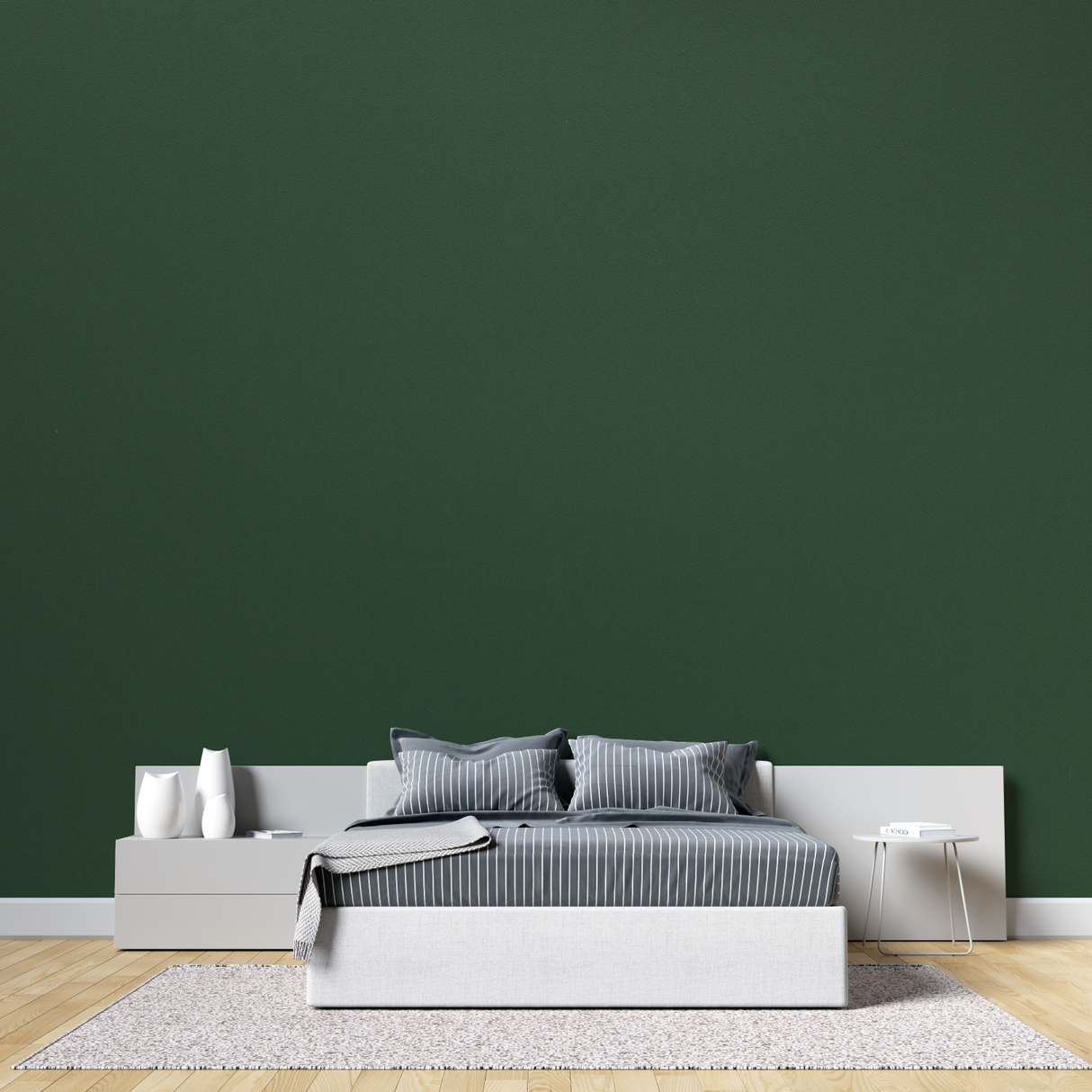 Green Mural Wallpaper | Deep Forest Shade