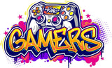 Gaming Mural Wallpaper | Street Art Controller Design