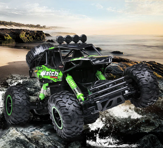 Remote Control Monster Truck  4x4 Off-Road RC Vehicle with All-Terrain Tires - Product detail 5