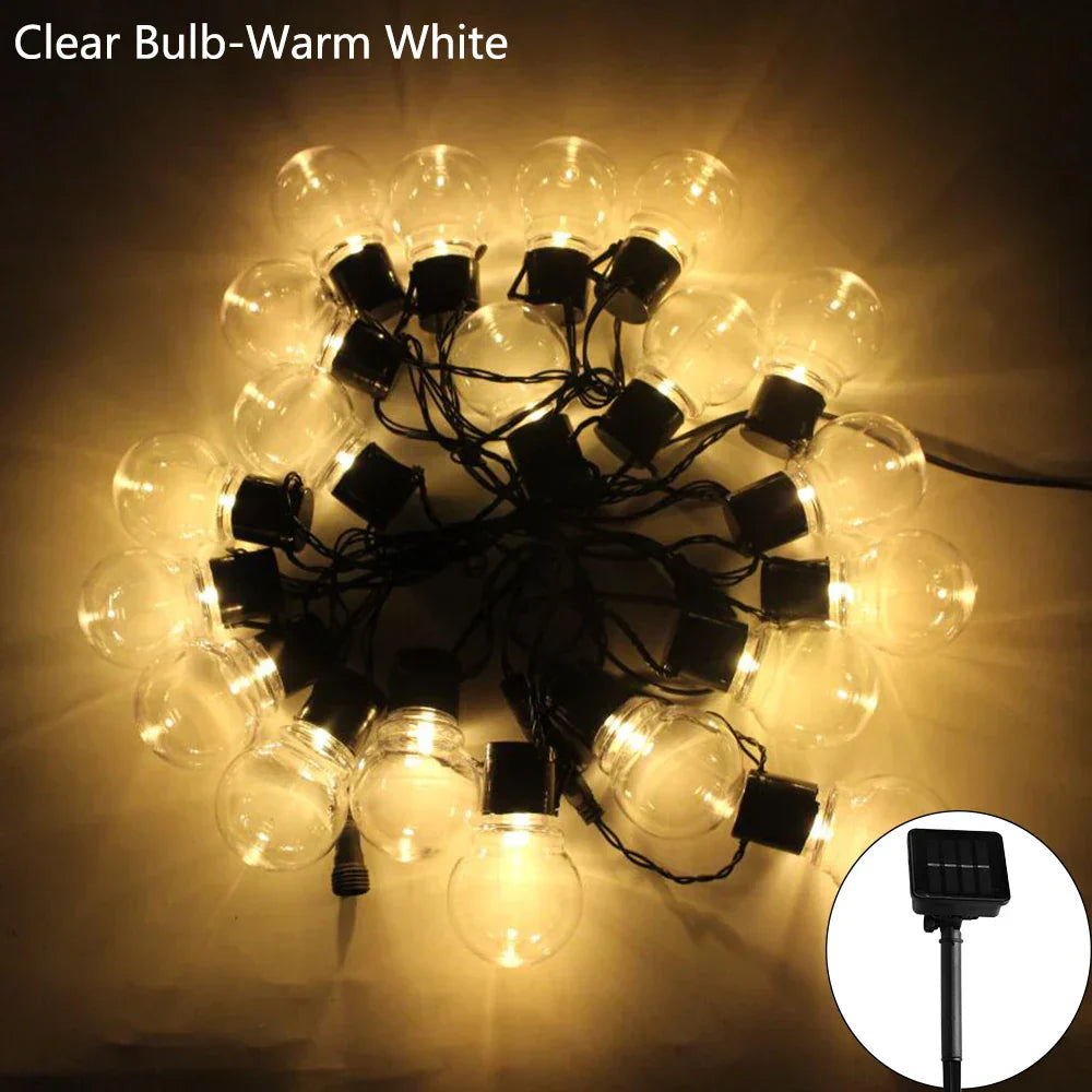 Solar String Lights  Outdoor LED Bulb Garland - Product detail 6