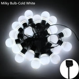 Solar Garden String Lights  Warm White LED Globe Bulbs - Product detail 9