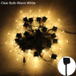 Solar Garden String Lights  Warm White LED Globe Bulbs - Product detail 6