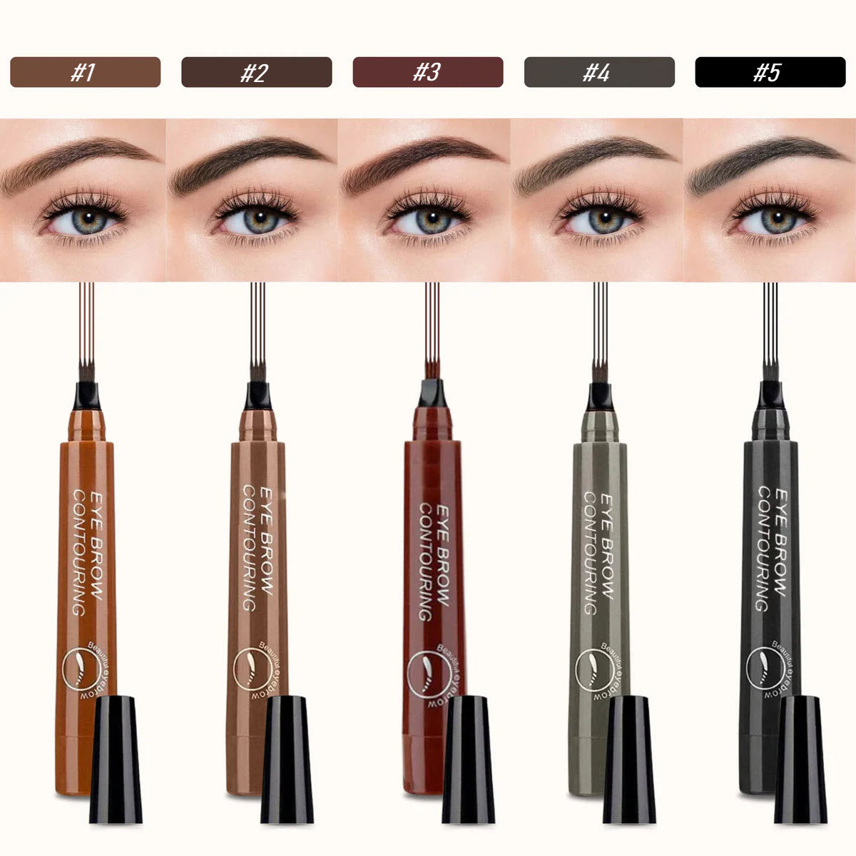 Microblading Brow Pen  Precision 4-Tip Applicator - Product detail 11