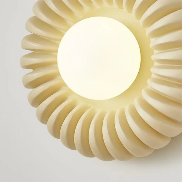 Modern Resin Wall Light  Sunburst Pattern Sconce - Product detail 8