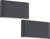 Modern Outdoor Wall Light  Waterproof LED Black Aluminum - Product detail 4