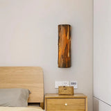 Modern Outdoor Wall Light  Textured Bronze LED Sconce - Detailed view