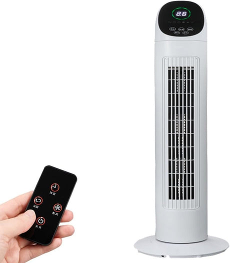 Smart Tower Fan  80 Oscillating Bladeless Design with Remote - Product showcase