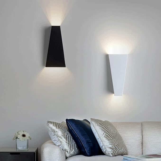 Modern LED Wall Light  Dual Beam Black Metal Sconce - Product detail 4