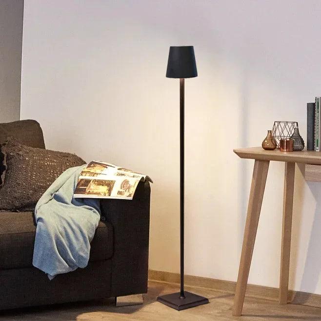 Modern LED Floor Lamp  Rechargeable Aluminum Design - Product example