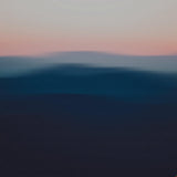 Abstract Mural Wallpaper | Sunset Gradient Hills Design