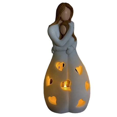 Love Heart Table Lamp  Ceramic Mother Child Design - Product detail 13