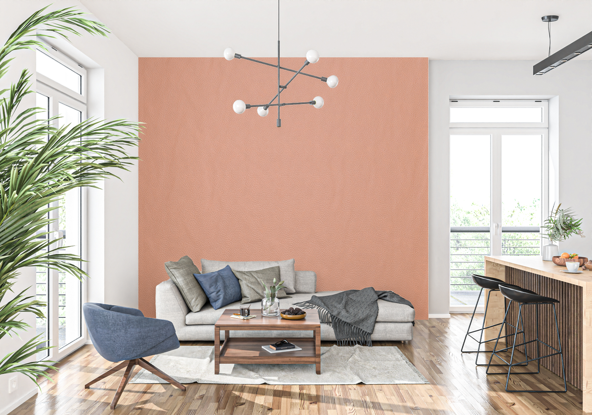 Terracotta Mural Wallpaper | Modern Textured Design