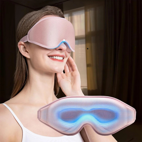 3D Contoured Sleep Mask  Memory Foam Light Blocking Design - Product detail 5