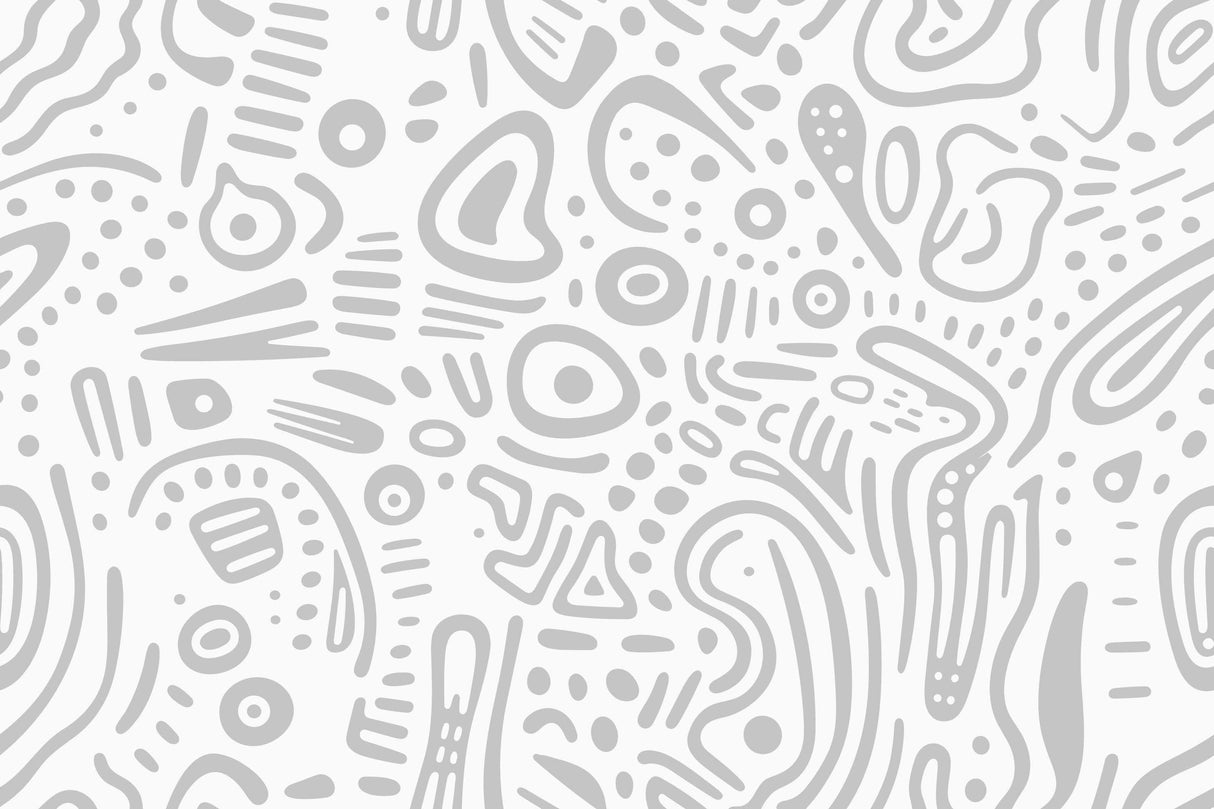 Abstract Mural Wallpaper | Modern Grey Line Art Pattern