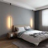 Modern LED Pendant Light  Linear Beam Black Design - Product detail 6