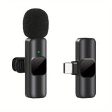 Wireless Lavalier Microphone  USB-C Compatible Audio System - Detailed view