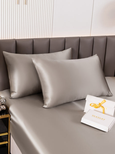 Mulberry Silk Pillowcase Set  Hidden Zipper Design - Product detail 11