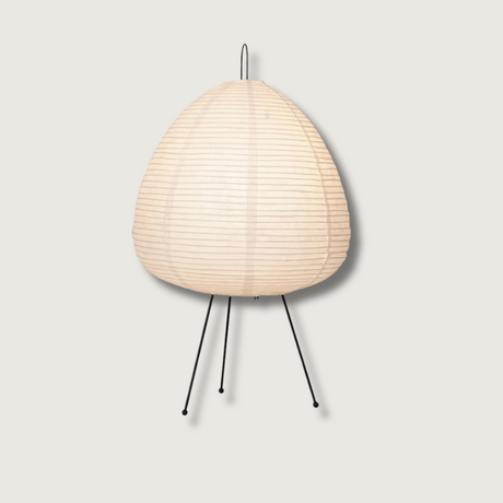 Japanese Paper Table Lamp  Bamboo Frame Lantern Design - Product showcase
