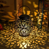 Solar Garden Lantern  Moroccan Pattern LED Light - Product detail 4