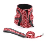 Japanese Pattern Cat Harness  Navy Blue Wave Design With Leash - Product detail 4