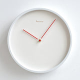 Minimalist Wall Clock  Nordic White Wood Design - Product detail 9