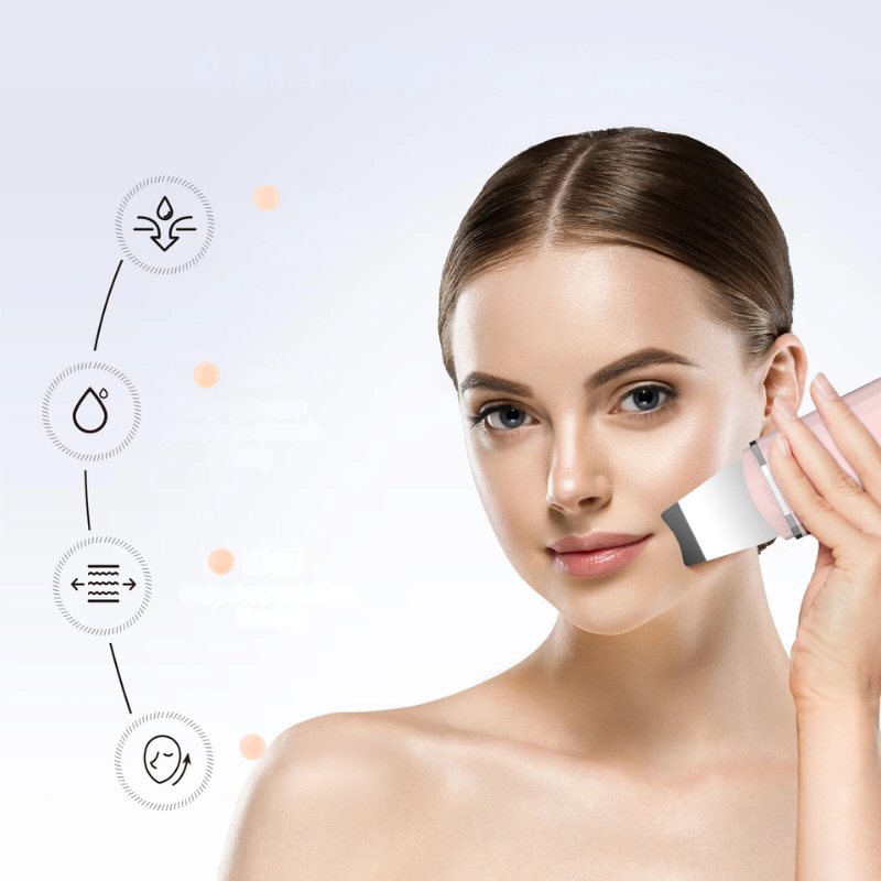 Ultrasonic Facial Cleansing Tool  Ion Technology Skin Rejuvenation Device - Product detail 5
