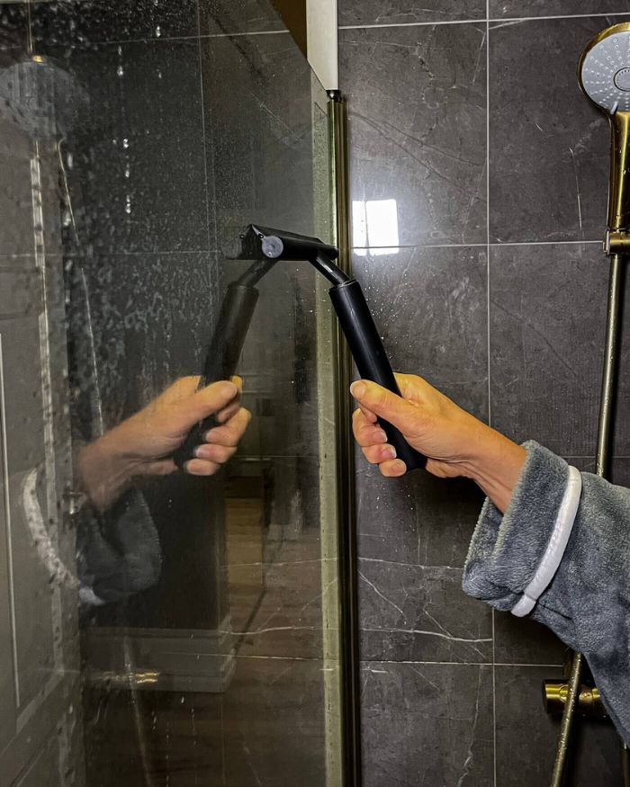 Shower Squeegee Tool  Telescopic Handle 120cm Wall  Floor Cleaner - Product detail 5