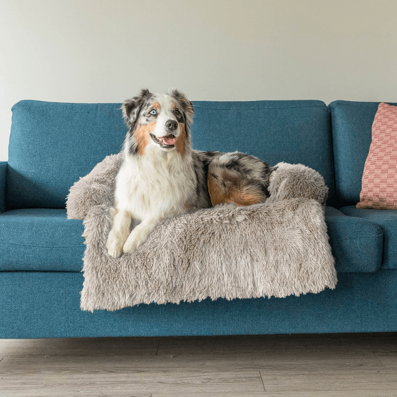 Plush Pet Furniture Protector  Water-Repellent Vegan Fur Bed - Product detail 16