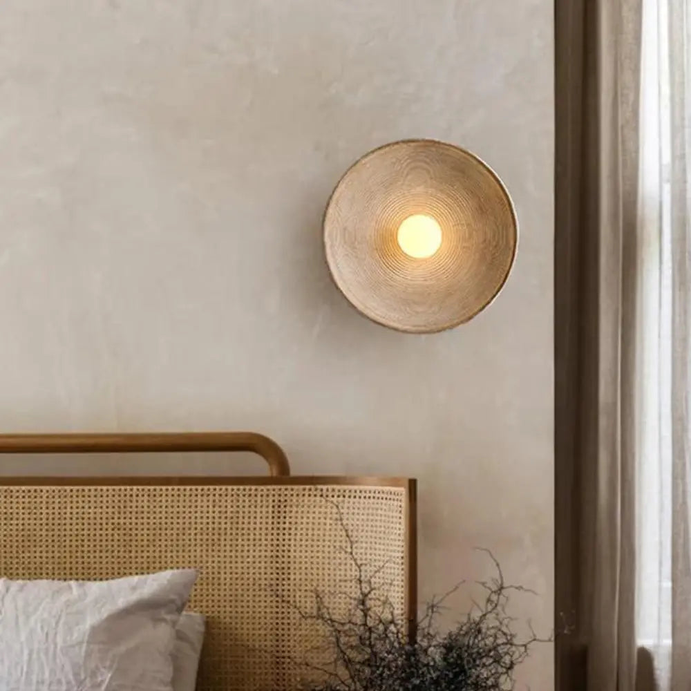 Organic Wall Light  Ceramic Concentric Pattern - Product detail 4