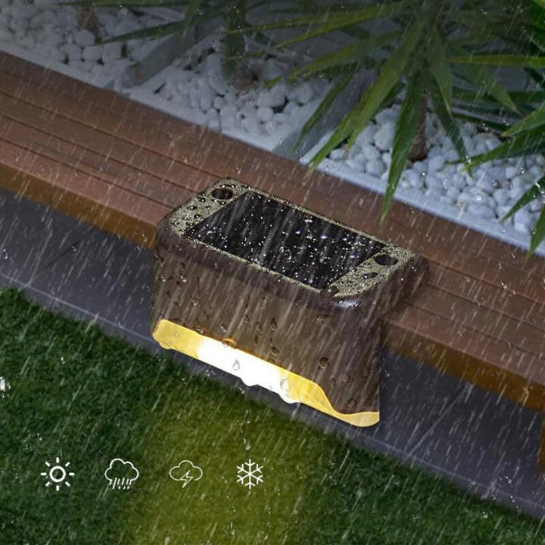 Solar LED Outdoor Wall Light  Weather-Resistant Garden Lighting - Detailed view