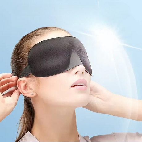 3D Contoured Sleep Mask  Ergonomic Light Blocking Design - Product showcase