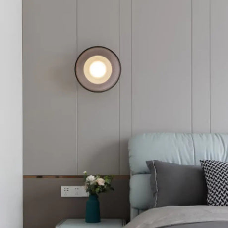 Modern Wall Sconce  Smoked Glass LED Design - Product detail 4