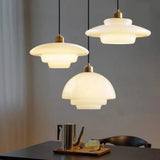 Art Deco Pendant Light  Layered Glass Shade Design - Product detail 13