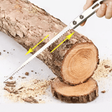 Precision Garden Hand Saw  Ergonomic Steel Blade Design - Detailed view