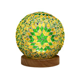 Mosaic Glass Table Lamp  LED Color Changing Night Light - Product detail 5