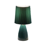 Modern Table Lamp  Pleated Shade Glass Base - Product detail 6