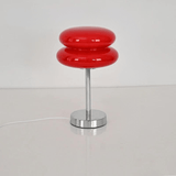 Modern Glass Table Lamp  Pink Double Ring Design - Product detail 12