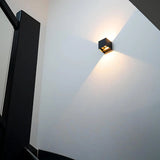 Modern Wall Light  Black Cube LED Motion Sensor - Product detail 5