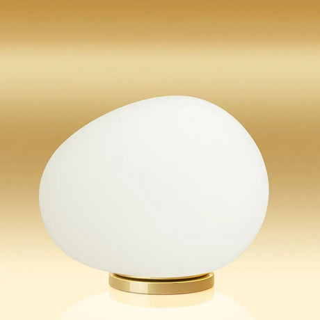 Modern Glass Wall Light  Frosted Globe with Gold Trim - Product detail 5