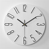 Modern Wall Clock  Blue Face Gold Numbers - Product detail 10