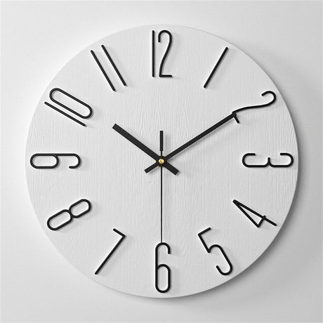 Modern Wall Clock  Blue Face Gold Numbers - Product detail 10
