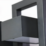 Modern Outdoor Wall Light  Black Aluminum LED Sconce - Product example