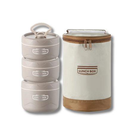 Insulated Lunch Container  Triple Layer Food Storage System - Product detail 7