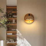 Modern Wall Sconce  Concrete Dome Metal Base - Detailed view