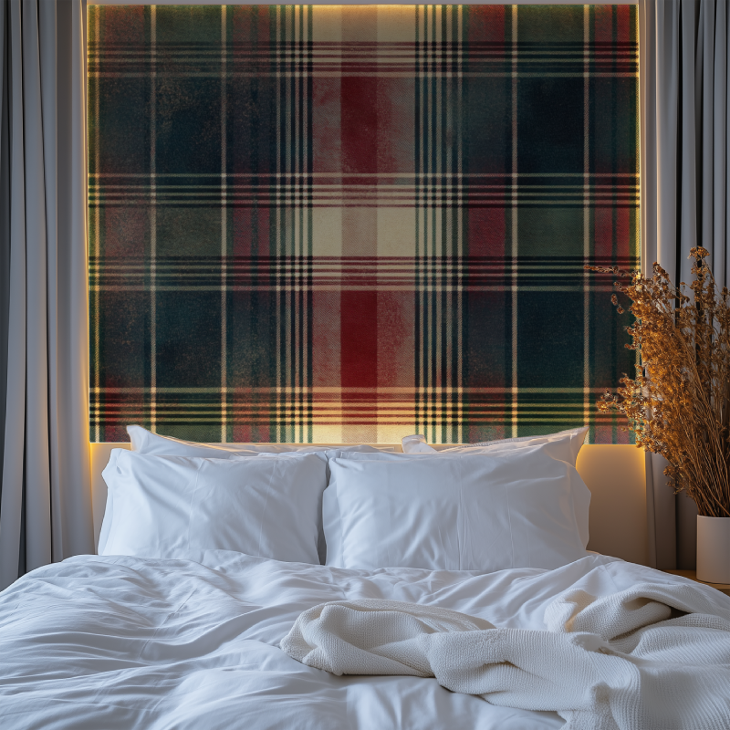 Tartan Mural Wallpaper | Vintage Scottish Pattern