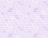 Brick Mural Wallpaper | Soft Lavender Pattern Design