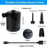 Portable Electric Air Pump  USB Rechargeable Mini Inflator - Product detail 4